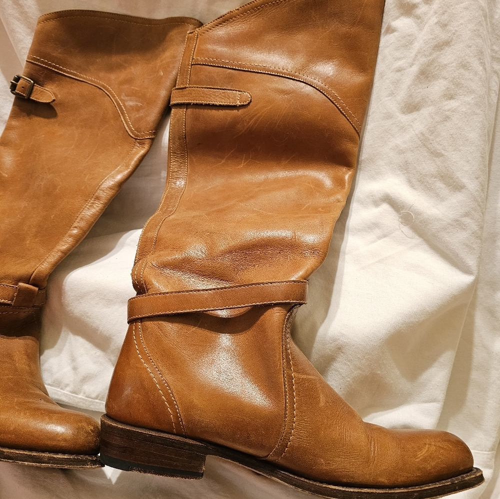 Frye Knee High Brown Leather boots